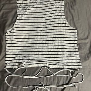 American Eagle Ribbed Stripped Tank Size XXL